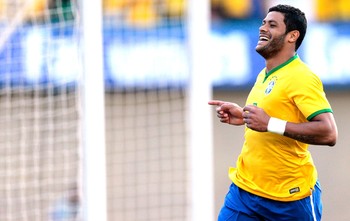 Hulk comemoração amistoso Brasil x Panamá (Foto: Reuters)