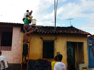 Ninguém ficou ferido no incêndio (Foto: Giro em Ipiaú) Ninguém ficou ferido no incêndio (Foto: Giro em Ipiaú)