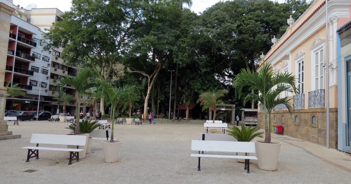 G1 - Cantagalo, RJ, inaugura obras de revitalização de praças da cidade ...