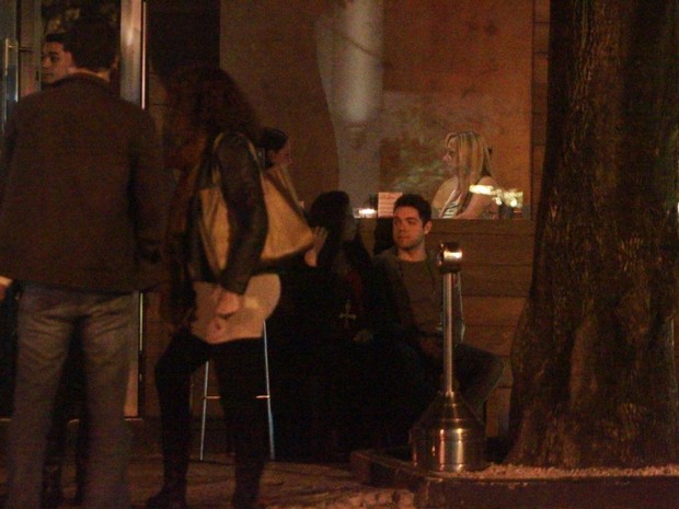 Andressa e Nasser jantam no Rio (Foto: Ag.News)