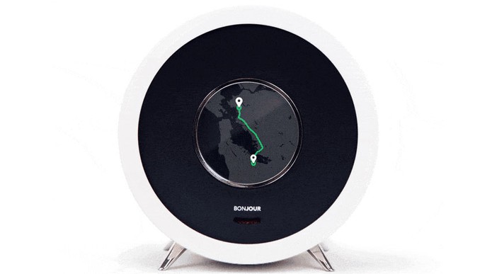 Relógio Bonjour tem controle do trânsito no dia a dia (Foto: Divulgação/Kickstarter)