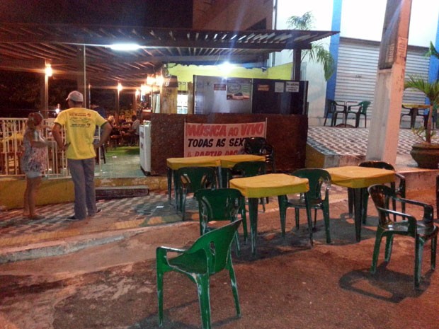 Bar foi assaltando nesta sexta (8) na zona Sul de Natal (Foto: Kleber Teixeira/Inter TV Cabugi)