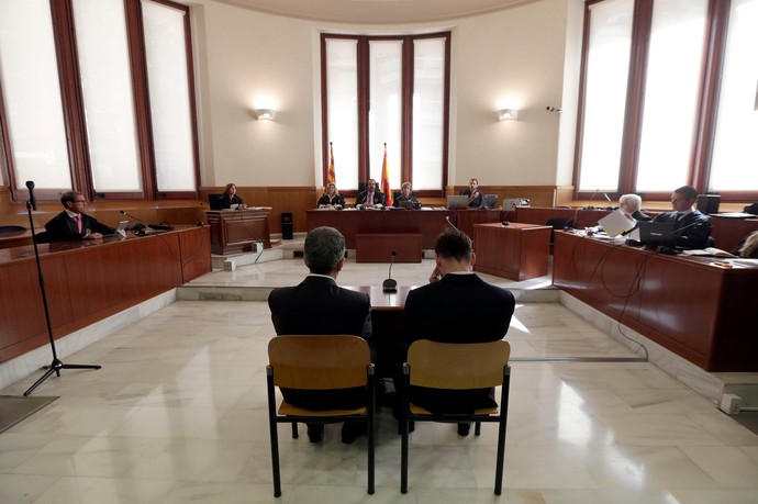 Lionel Messi Tribunal (Foto: Reuters) Lionel Messi Tribunal (Foto: Reuters)