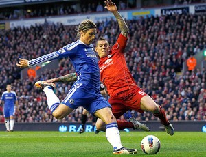 Fernando Torres, Chelsea x Liverpool (Foto: Reuters)
