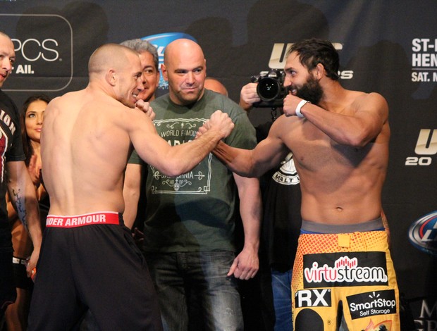 Georges St-Pierre x Johny Hendricks pesagem UFC 167 (Foto: Evelyn Rodrigues)