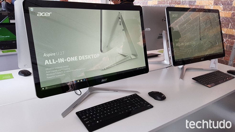PC All-in-One da Acer traz belo design e configuração intermediária (Foto: Viviane Werneck/TechTudo)
