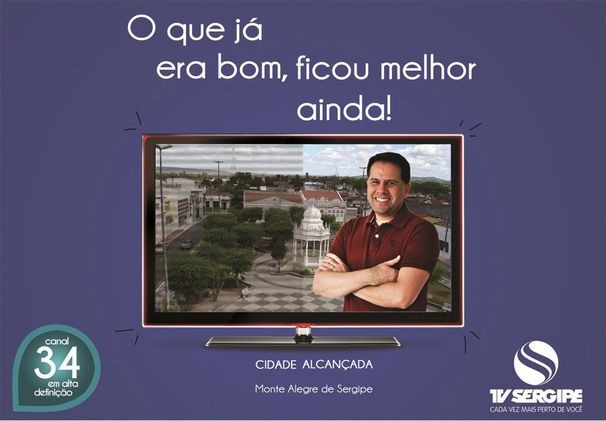 Monte Alegre recebe inauguração do sinal digital nesta sexta-feira (Foto: Arte/ TV Sergipe)