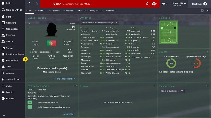 Simão Sabrosa é um ala veloz e habilidoso (Foto: Reprodução/Thiago Barros)