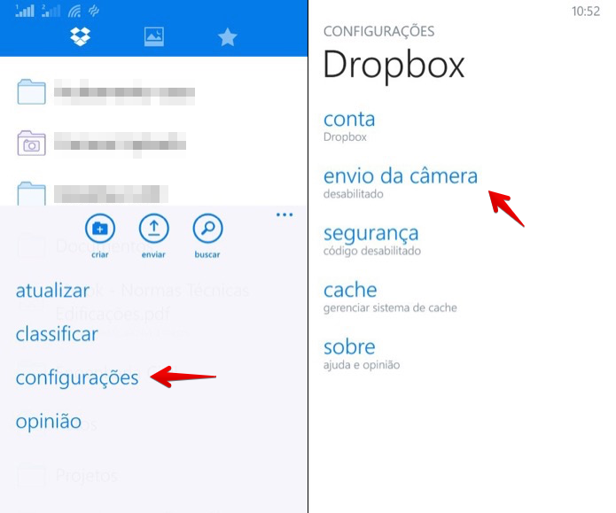 Abra as configurações do aplicativo do Dropbox (Foto: Reprodução/Helito Bijora) (Foto: Abra as configurações do aplicativo do Dropbox (Foto: Reprodução/Helito Bijora)) Abra as configurações do aplicativo do Dropbox (Foto: Reprodução/Helito Bijora) (Foto: Abra as configurações do aplicativo do Dropbox (Foto: Reprodução/Helito Bijora))
