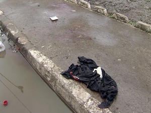 Local onde foi encontrado o corpo do policial, próximo ao lixão em São Vicente, SP (Foto: Reprodução/TV Tribuna)