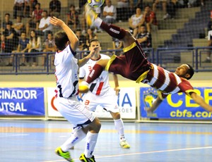 Orlândia e Joinville, Taça Brasil de Futsal (Foto: Luciano Bergamaschi / CBFS)