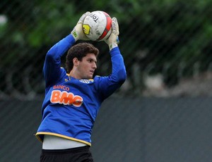 Rafael em treino do Santos (Foto: Divulgação/Santos FC)