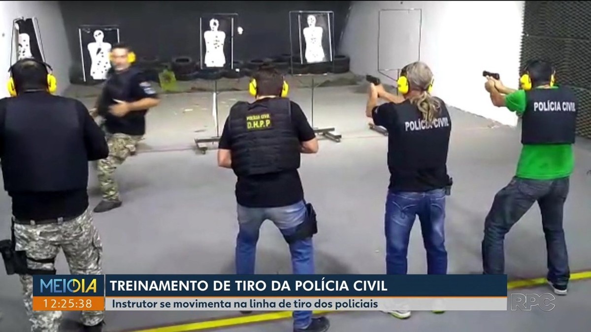 V Deo Mostra Instrutor Desviando De Tiros Em Treino Da Pol Cia Civil Do