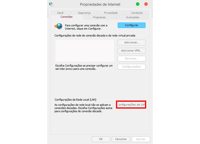 Acesse as configurações da LAN (Foto: Reprodução/Paulo Alves)