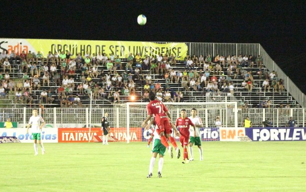 Luverdense e América-RN pela Série B (Foto: Assessoria/Luverdense Esporte Clube)