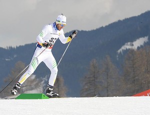 Esqui cross country Leandro Ribela no Mundial da Itália (Foto: Divulgação)