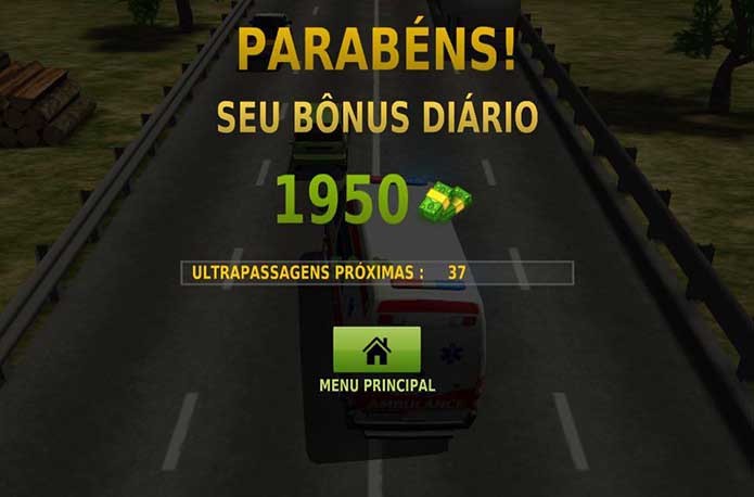 Participe dos desafios diários de Traffic Racer (Foto: Reprodução/Murilo Molina)
