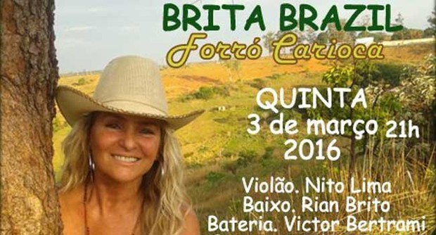 Show de Forró com BRita Brasil (Foto: Reprodução)