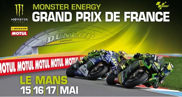 Le Mans MotoGP Poster mundomoto