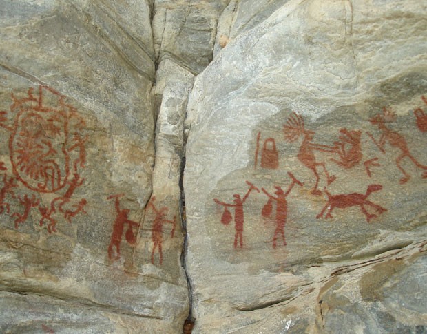 Entre outras atrações, o Sertão do Seridó tem como um dos principais destaques as pinturas rupestres (Foto: Romulo Valdeque Pinheiro Bastos/VC no G1)