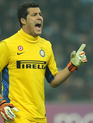 Julio César goleiro Inter de Milão (Foto: Getty Images)