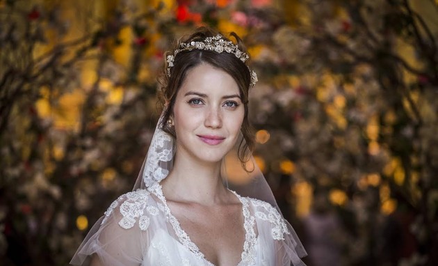 Nathalia Dill se veste de noiva para &#39;Alto astral&#39; (Foto: Globo / Paulo Belote)