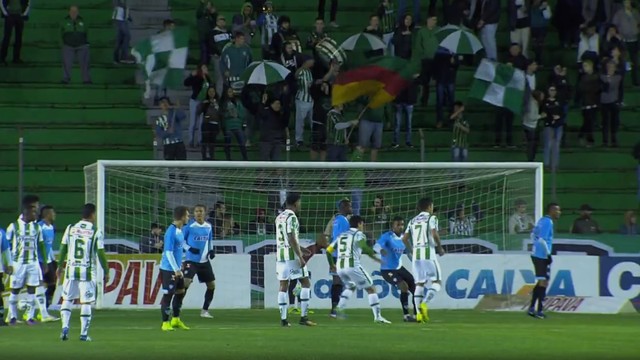 Juventude x Paysandu Série B Alfredo Jaconi (créditos: Reprodução / Premiere)