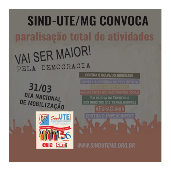 Panfleto explicando os motivos para ida a Brasília, entre eles, manifestação contra o pedido de impeachment da presidente Dilma (Foto: Reprodução)