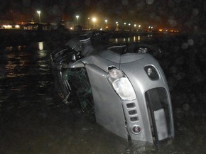 Carro Capota E Vai Parar No Mar Em Capao Da Canoa Rs Rio Grande Do Sul G1