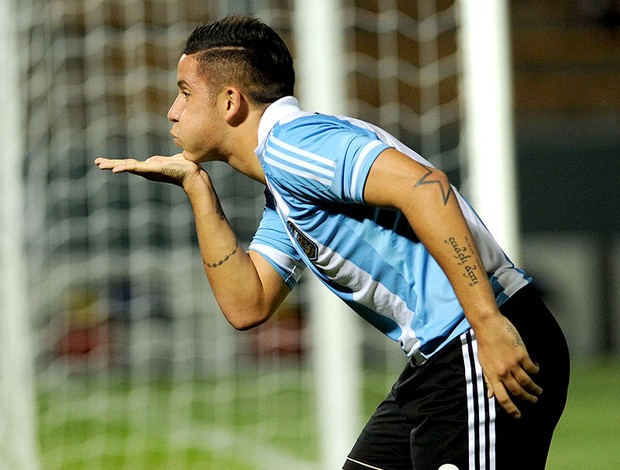 Sebastián Driussi gol Argentina sub-17 Paraguai (Foto: AFP)