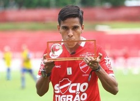 Wendell Lira, atacante do Vila Nova (Foto: Cristiano Borges/O Popular)