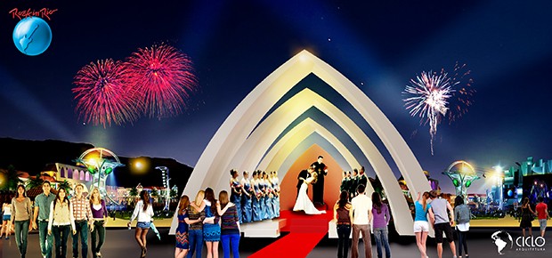Serão realizados sete casamentos durante o Rock in Rio (Foto: Divulgação)