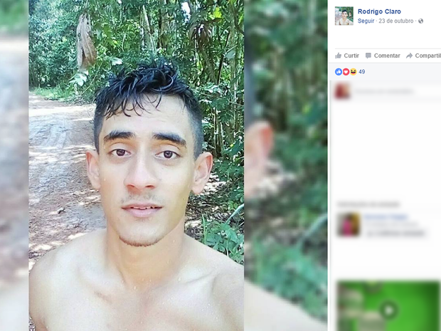 Rodrigo Claro, de 21 anos, foi diagnosticado com aneurisma cerebral, segundo a mãe (Foto: Reprodução/ Facebook)