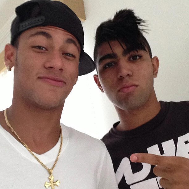 Neymar posta foto 'trollando' Gabigol no Instagram (Foto: Reprodução / Instagram)