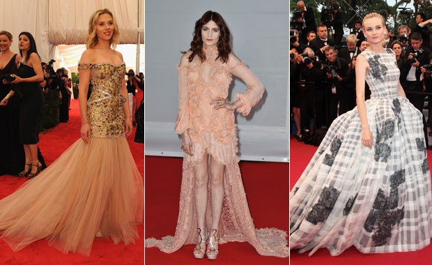 SCARLETT JOHANSSON, FLORENCE WELCH E DIANE KRUGER (Foto: Getty Images)