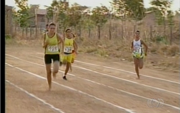 Seletiva para o Brasileiro de Atletismo (Foto: Reprodução/TV Anhanguera)