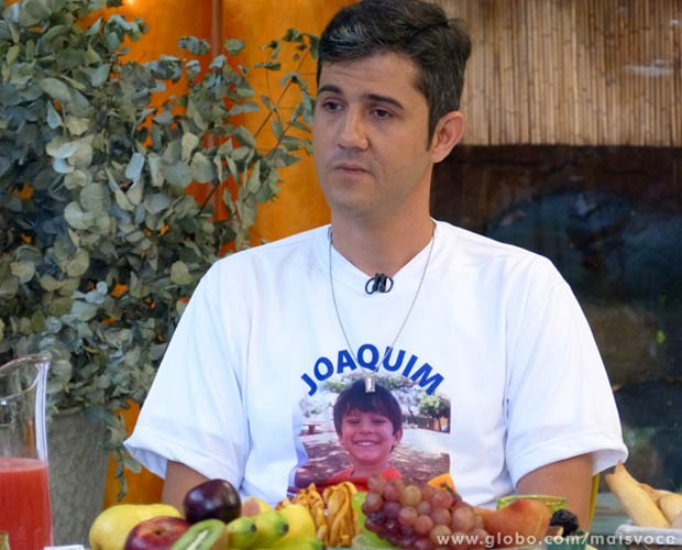 Pai de Joaquim não quer apontar possíveis culpados para a morte do filho (Foto: Mais Você / TV Globo)