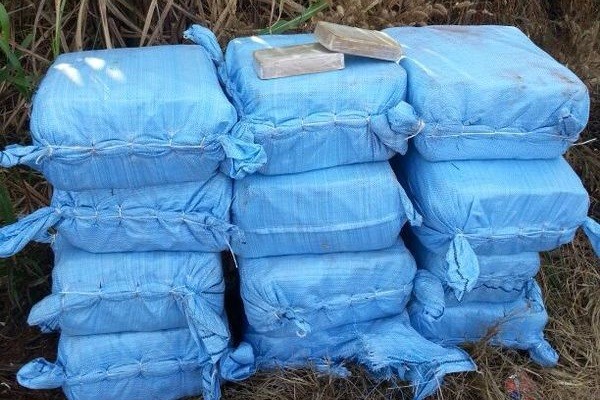 Meia tonelada de cocaína era transportada por suspeitos (Foto: Divulgação/Graer)