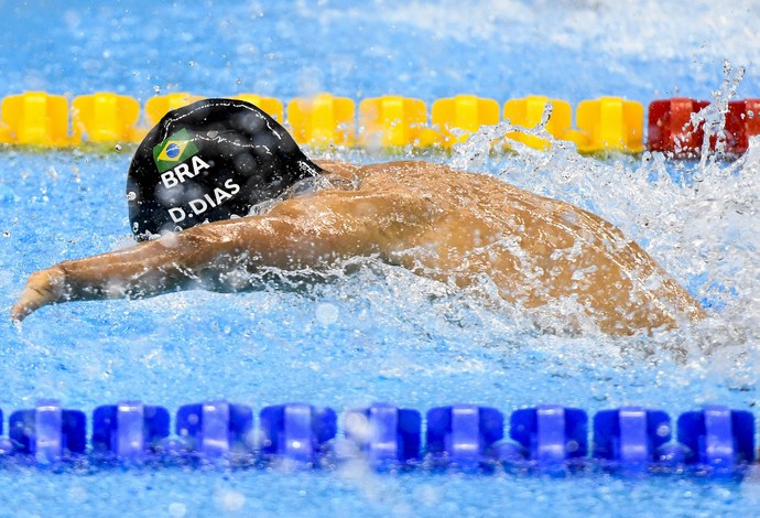 Descrição da imagem: Daniel Dias nada na final dos 50m borboleta, onde ele ficou com o bronze (Foto: Washington Alves/MPIX/CPB) Descrição da imagem: Daniel Dias nada na final dos 50m borboleta, onde ele ficou com o bronze (Foto: Washington Alves/MPIX/CPB)
