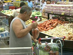 Cesta básica (GloboNews)  (Foto: reprodução GloboNews )