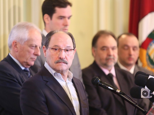 Governador José Ivo Sartori discursou no Palácio Piratini (Foto: Governo do estado/Divulgação)