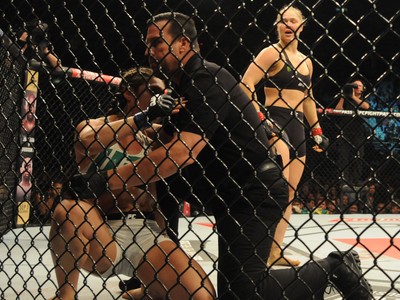 Ronda Rousey Bethe Correia UFC Rio 7 UFC 190 (Foto: André Durão)