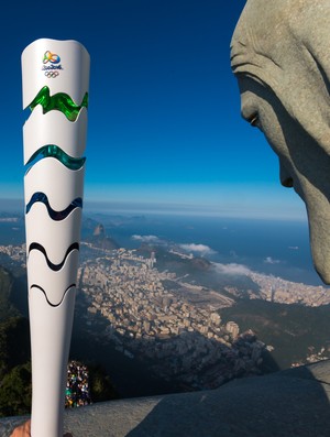 Cristo Redentor Tocha Olímpica Rio 2016 (Foto: Alex Ferro / Rio 2016) Cristo Redentor Tocha Olímpica Rio 2016 (Foto: Alex Ferro / Rio 2016)