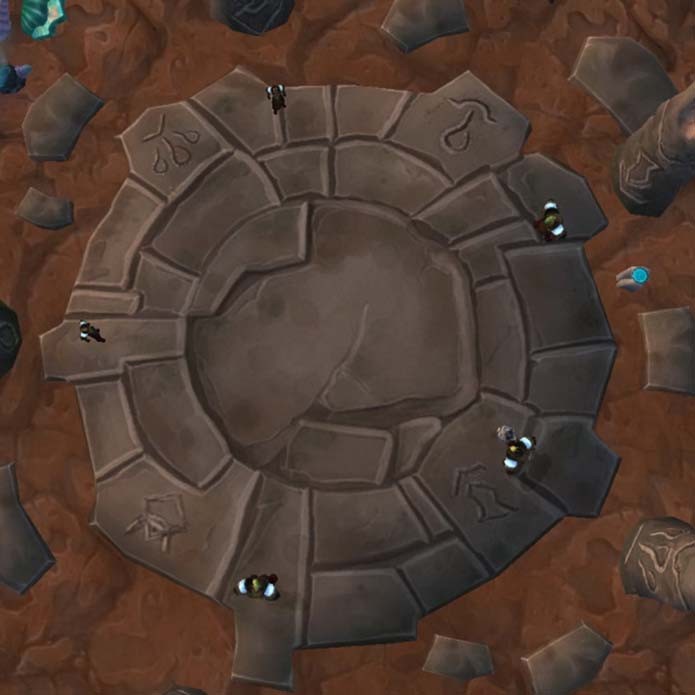 Pac-Man de pedra (Foto: Reprodução)