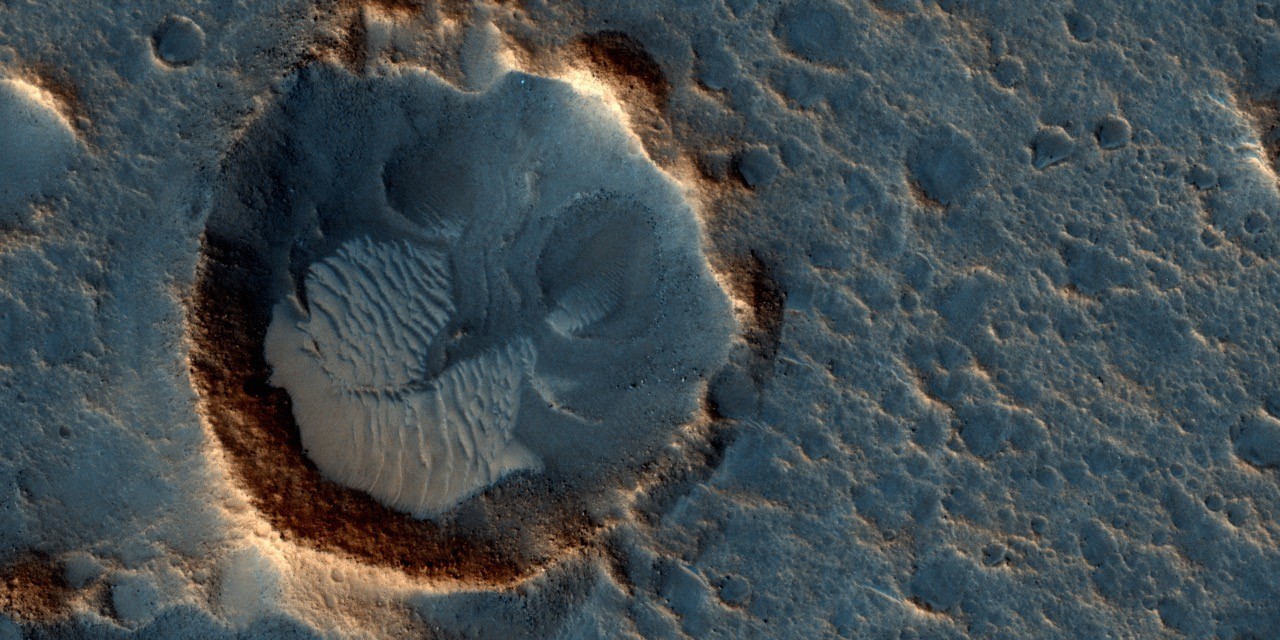 Resultado de imagem para cratera de Schiaparelli, Marte