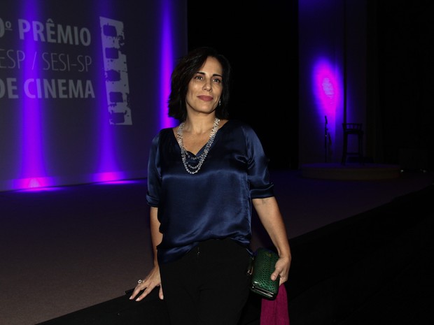 Glória Pires em prêmio de cinema em São Paulo (Foto: Cláudio Andrade/ Foto Rio News)