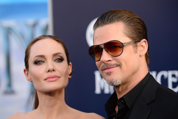 A atriz Angelina Jolie e seu ex-marido, o ator Brad Pitt (Foto: Getty Images)