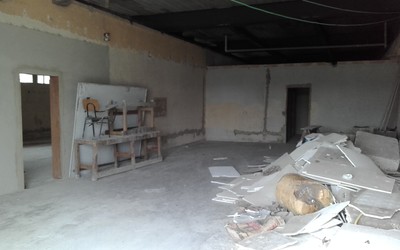 Estádio de Remo da Lagoa obras paradas (Foto: Leonardo Filipo)