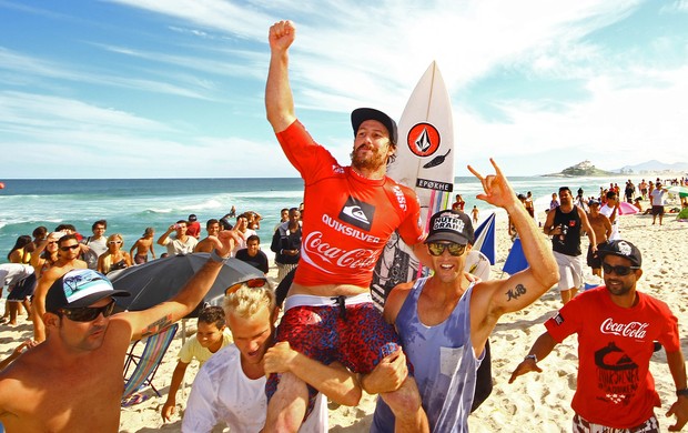 surfe Mitchel Coleborn campeão do WQS de Saquarema (Foto: Pedro Monteiro )