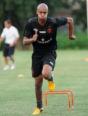 Alex Silva Flamengo treino (Foto: Alexandre Vidal / Flaimagem)